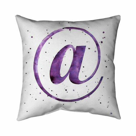 FONDO 20 x 20 in. At-Double Sided Print Indoor Pillow FO3332742